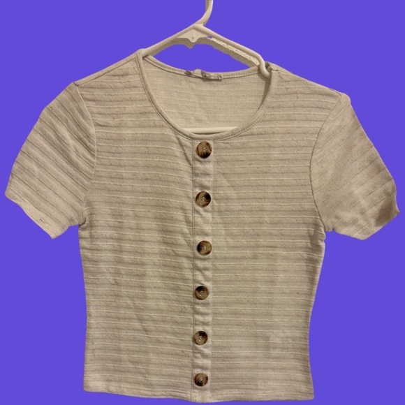 Off white stretchy top size small in excellent condition.Great as top for denims - Picture 1 of 1